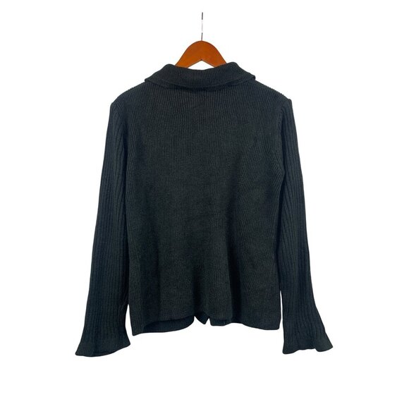 Women’s Vintage Ms. Doris Black Cardigan Sweater With Pockets Size S - Picture 2 of 5